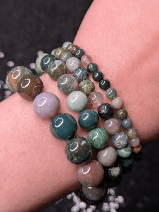 Bracelet agate indienne