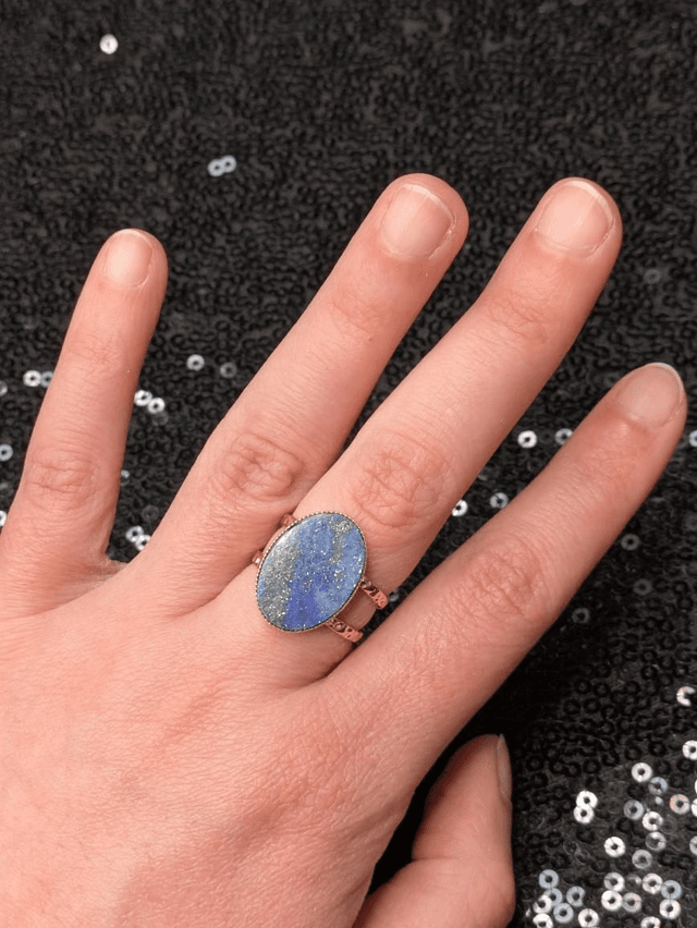Bague lapis lazuli 4