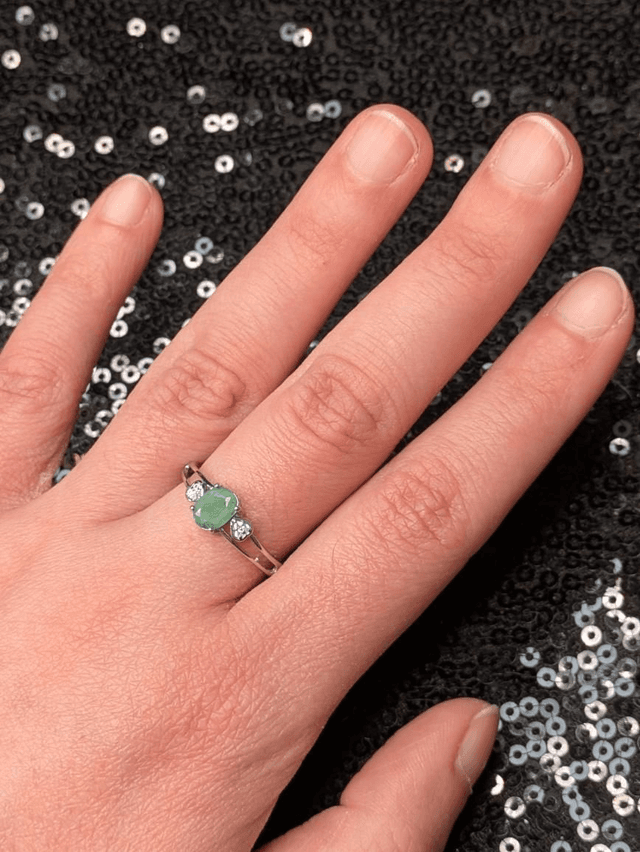 Bague emeraude 