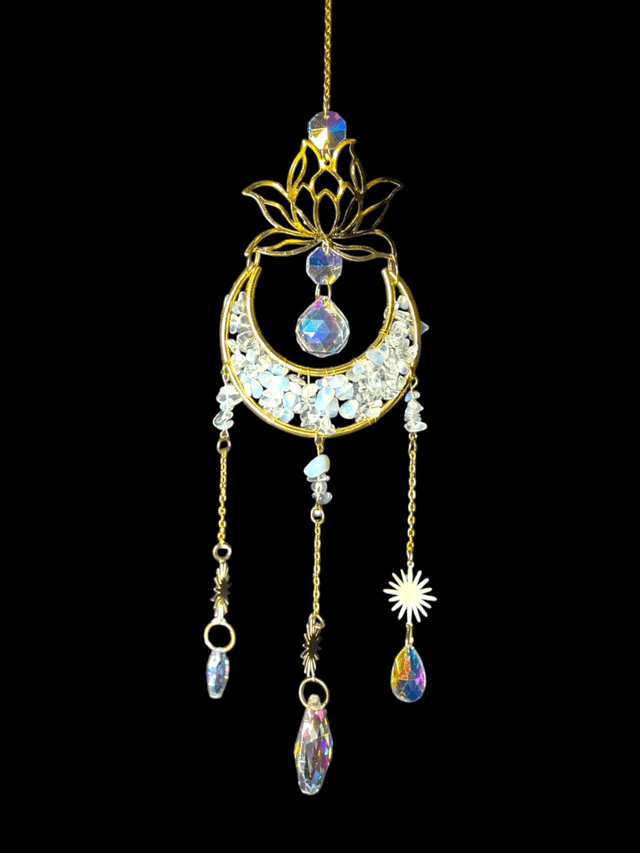 Attrape soleil lotus lune opaline