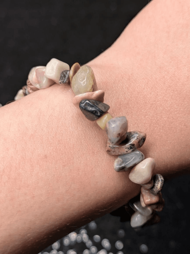 Bracelet rhodonite baroque 