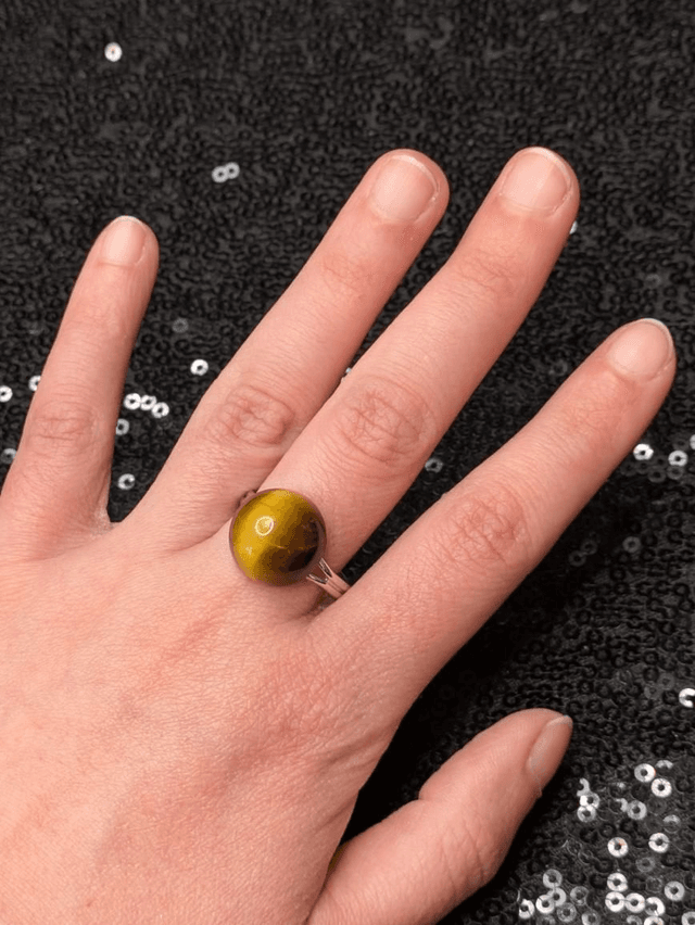 Bague oeil de tigre 