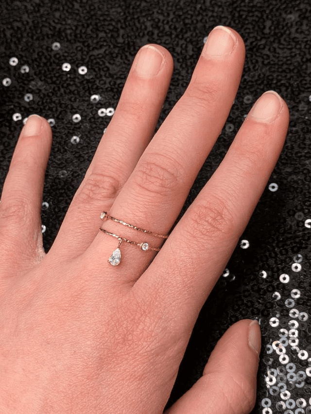 Bague breloque diam 