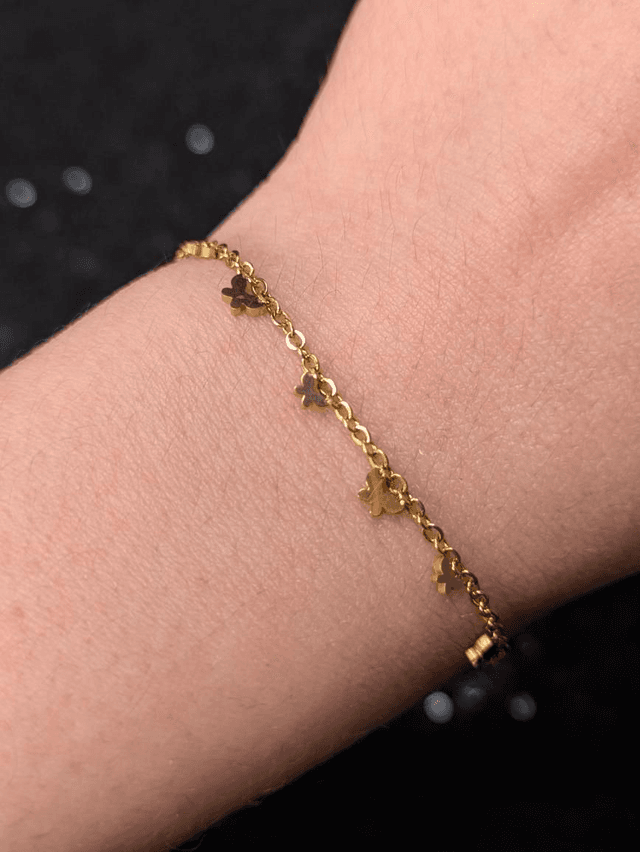 Bracelet breloque papillons