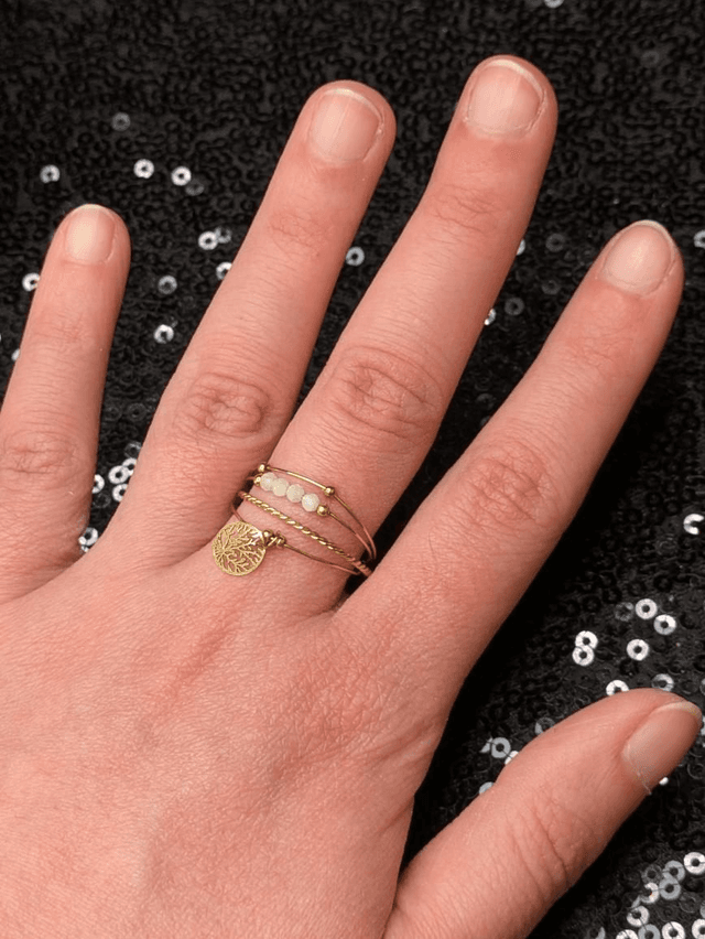 Bague breloque arbre de vie 2