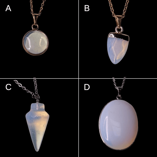 Pendentif opaline 