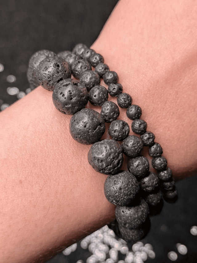 Bracelet pierre de lave
