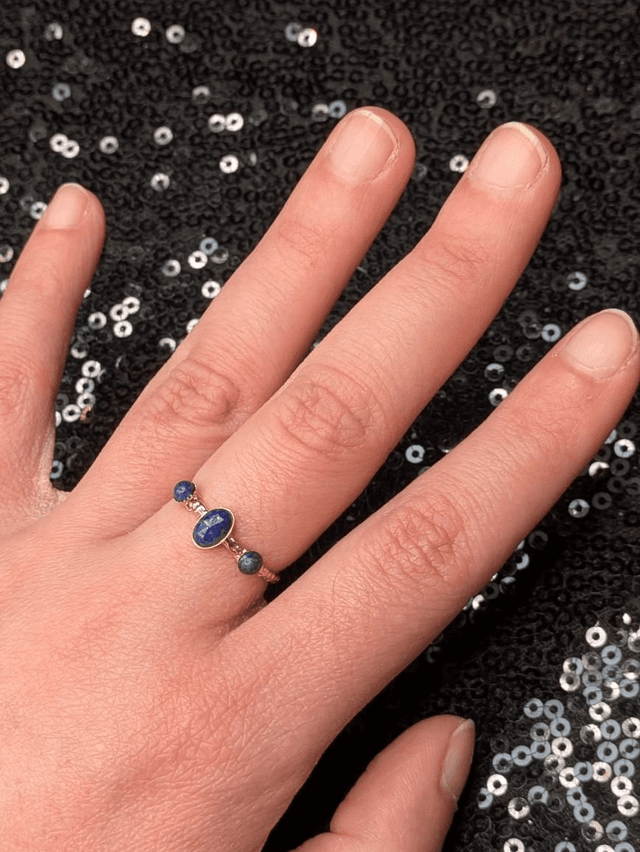 Bague triple pierres (2 modèles)