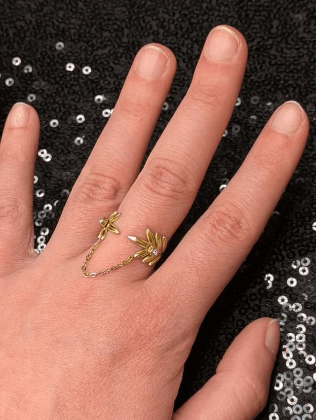 Bague laurier 