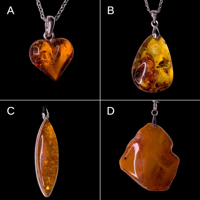 Pendentif ambre 