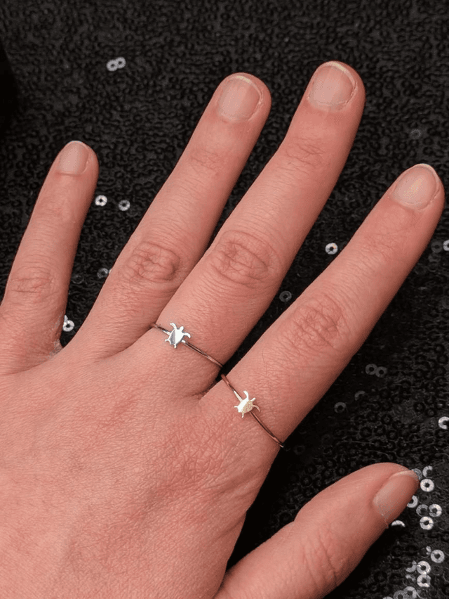 Bague tortue 