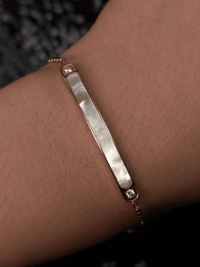 Bracelet nacre long