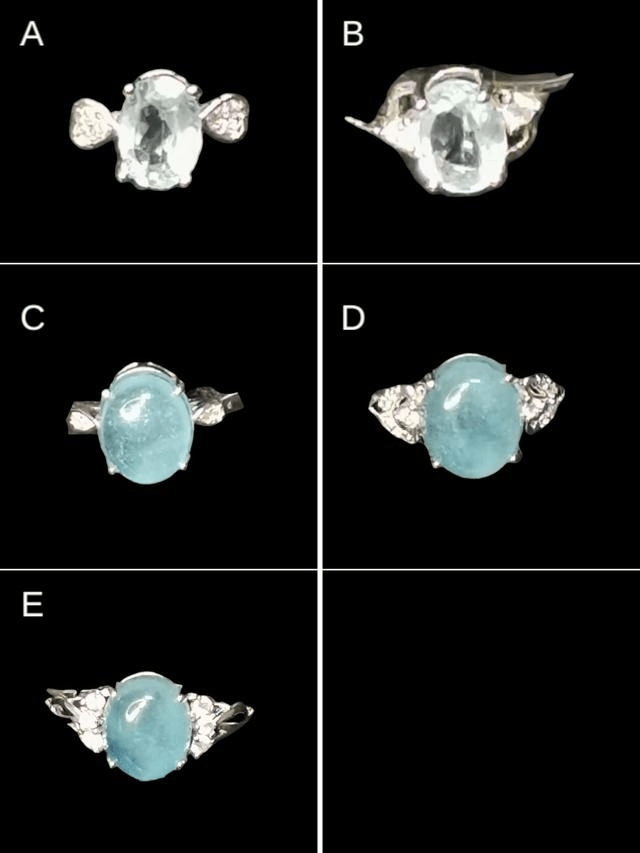 Bague aigue marine 2